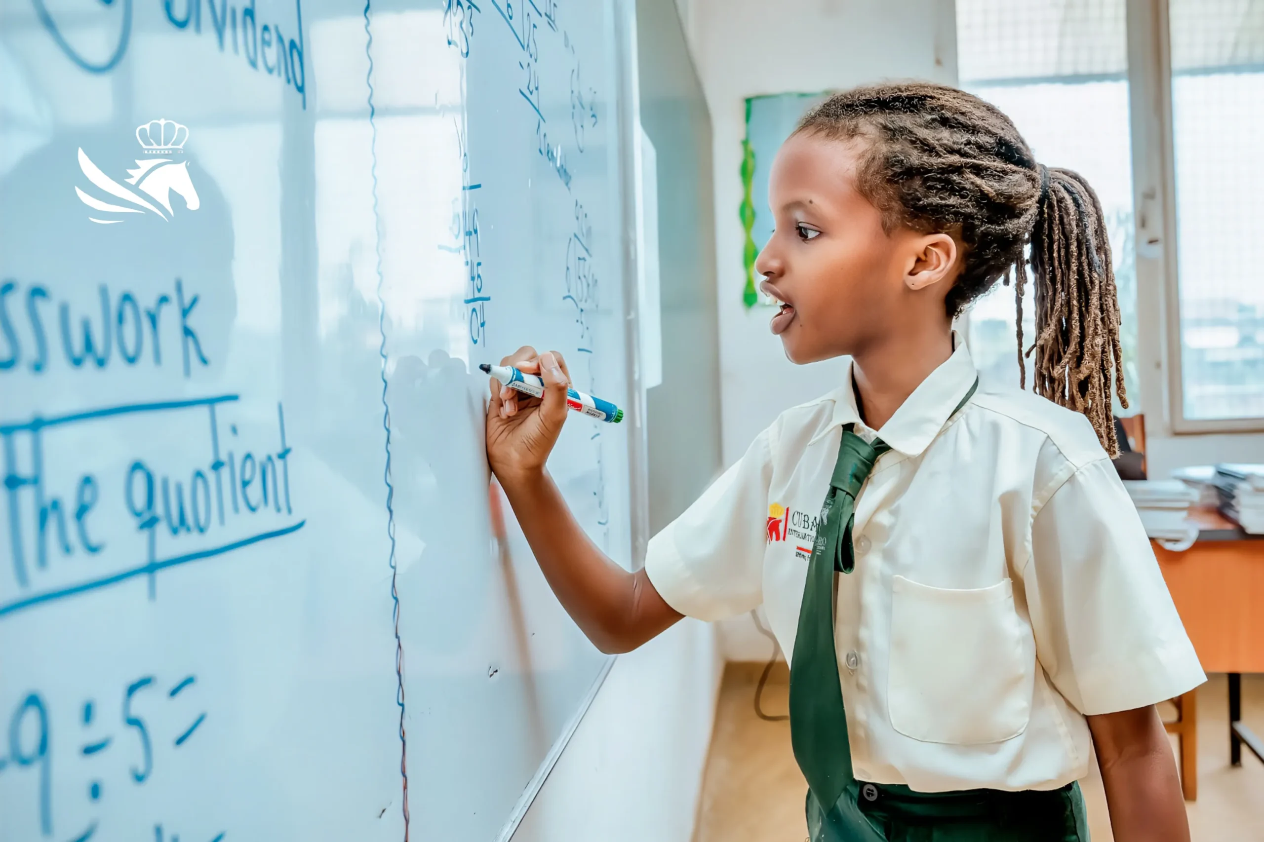 Students at Cubahiro International School campus